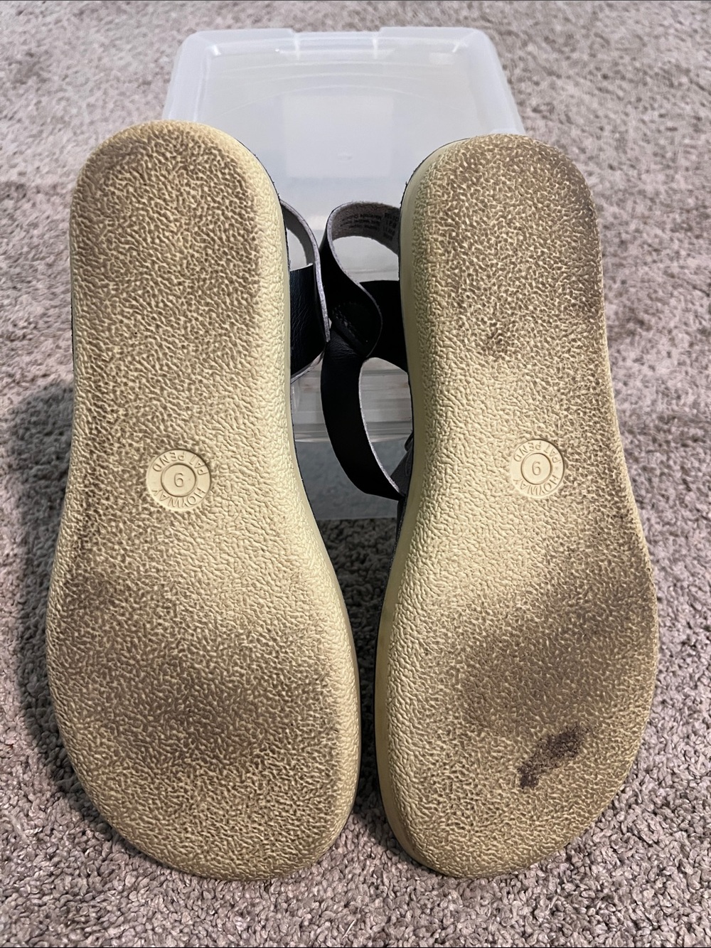 Salt Water Sandals by Hoy Black Strappy Leather Sandals - Picture 4 of 4